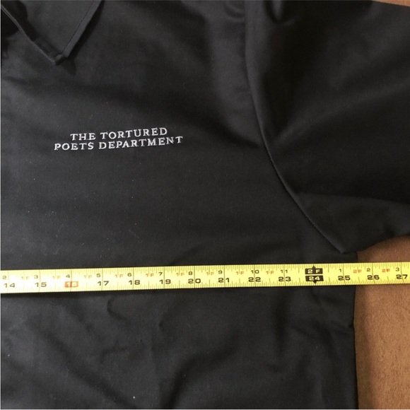 NEW The Tortured Poets Department TTPD Black Jacket XL (NO Patches) - Picture 8 of 14